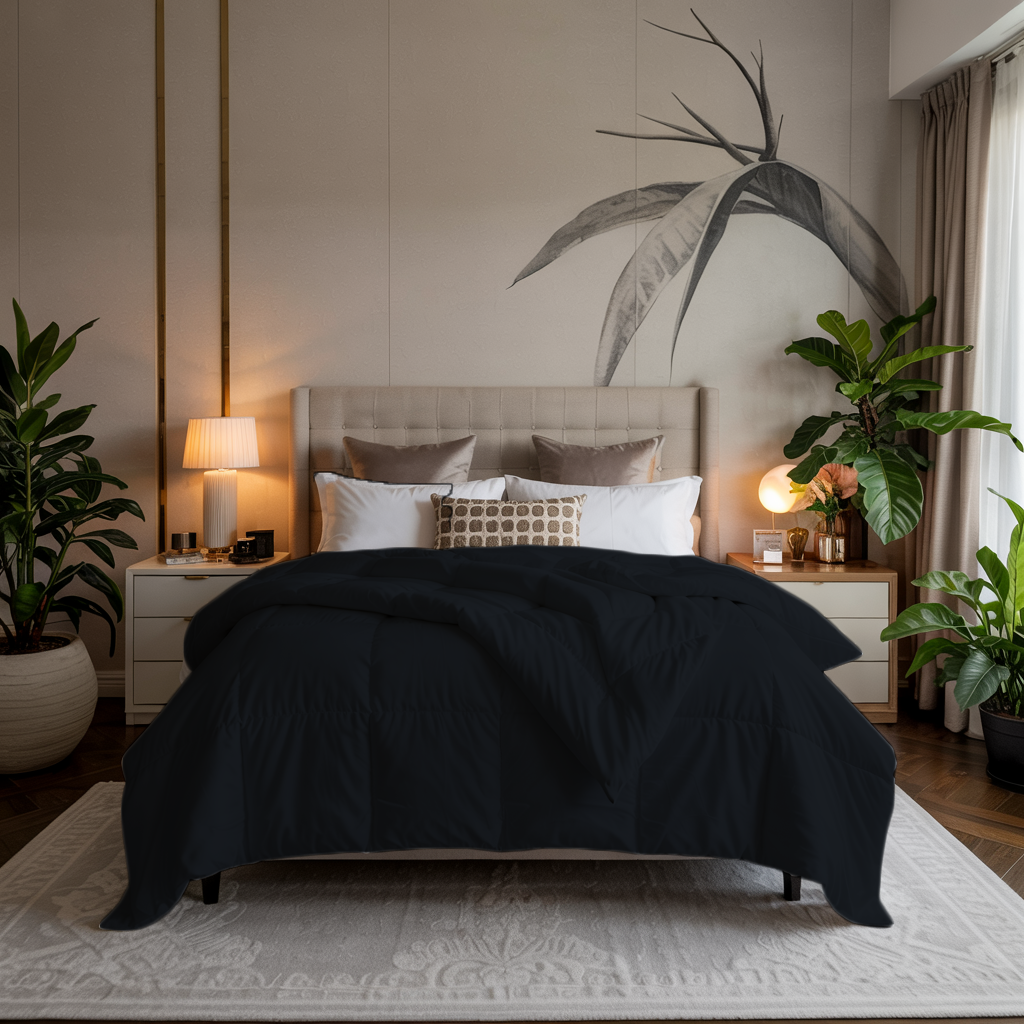 AirWrap | 100 GSM– Ultra-Light, Travel, AC-Friendly | Black