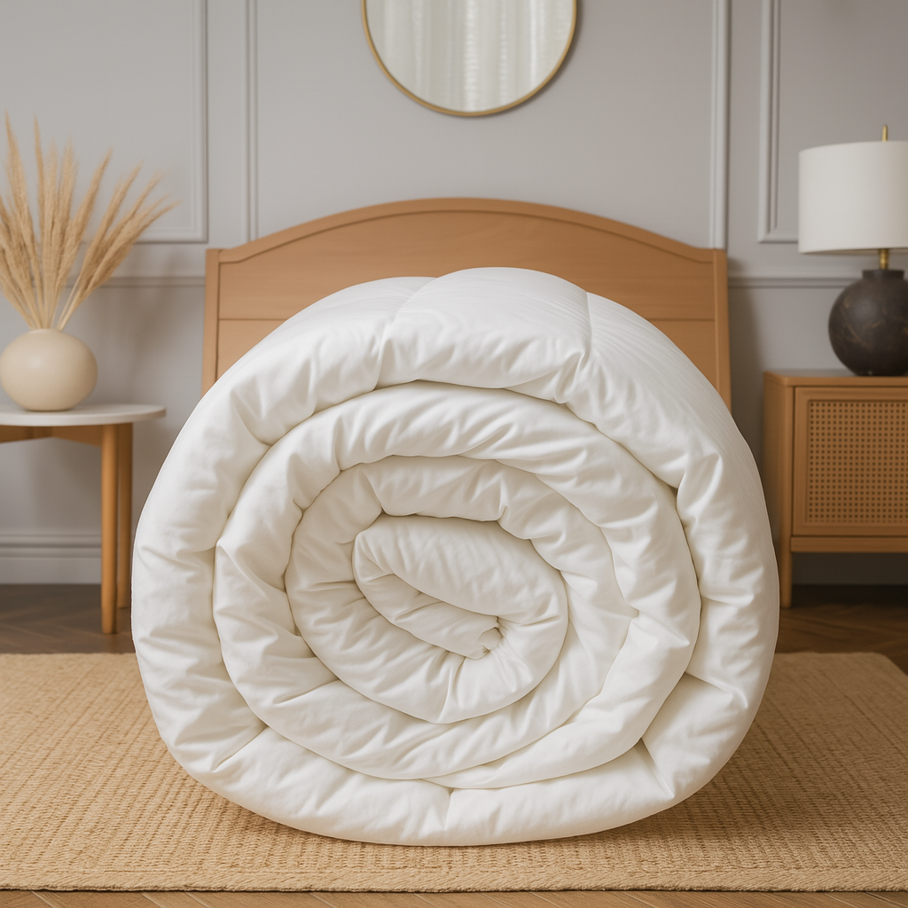 Winterloom | 500 GSM Comforter | Ultra Warm, Plush, Winter-Ready | White