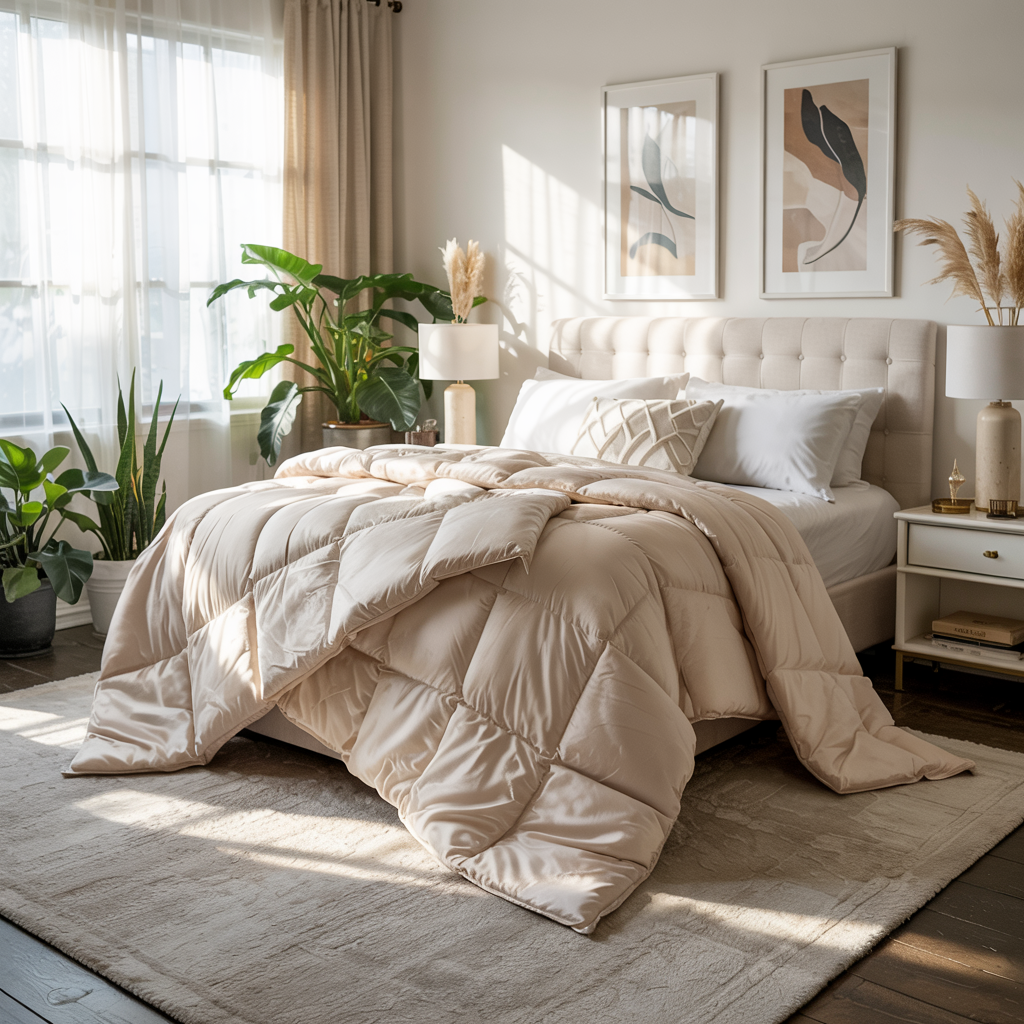 Wrapure | 300 GSM Comforter – All-Season Warmth, Balanced Comfort | White