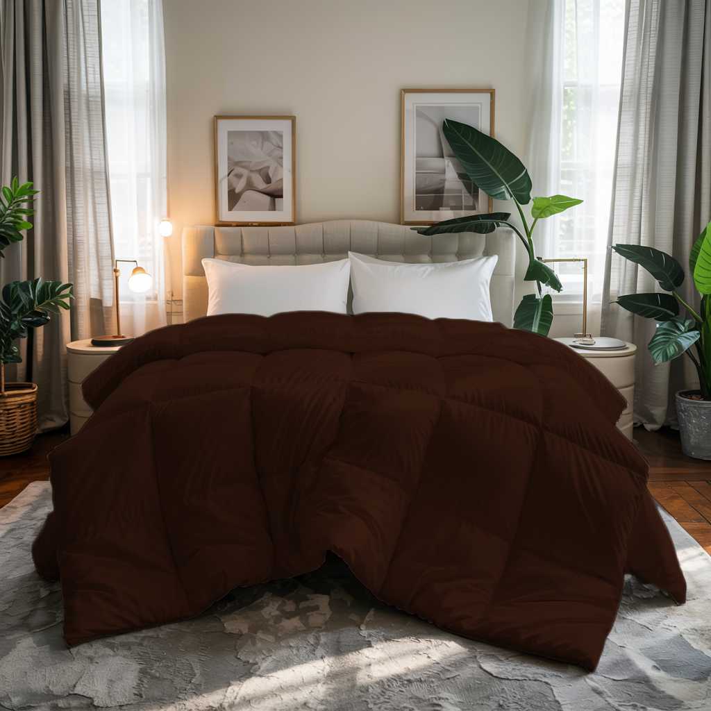 SnuggleCloud | 500 GSM | Ultra Warm, Plush, Winter-Ready | Chocolate Brown
