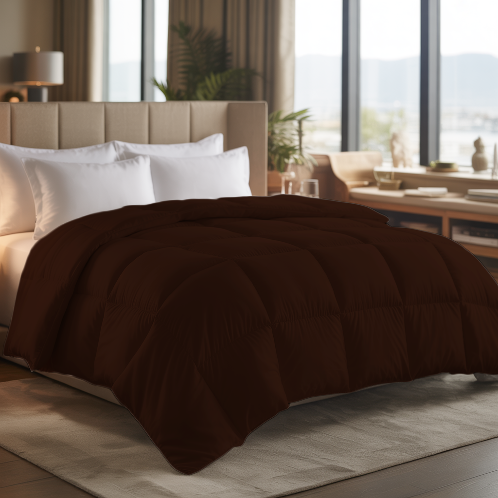 SnuggleCloud | 500 GSM | Ultra Warm, Plush, Winter-Ready | Chocolate Brown