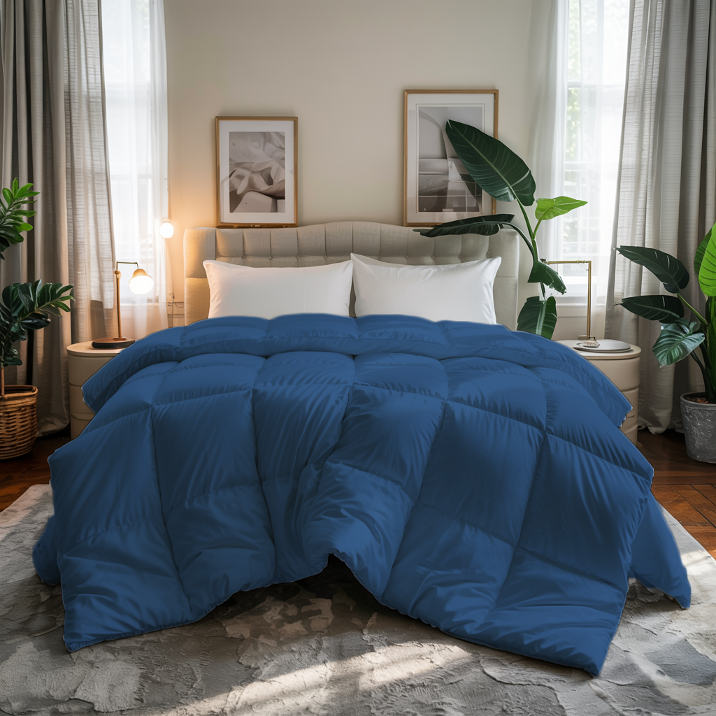 SnuggleCloud | 500 GSM | Ultra Warm, Plush, Winter-Ready | Blue