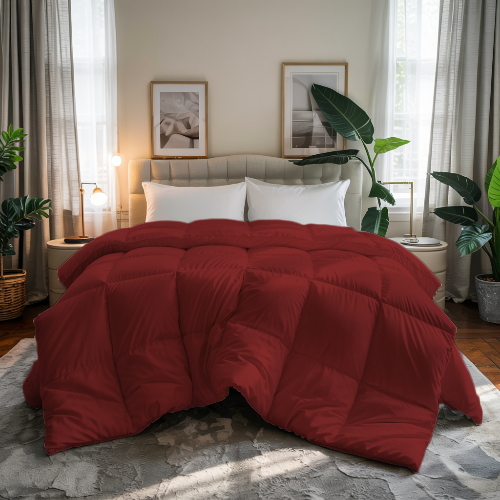 SnuggleCloud | 500 GSM | Ultra Warm, Plush, Winter-Ready | Burgundy