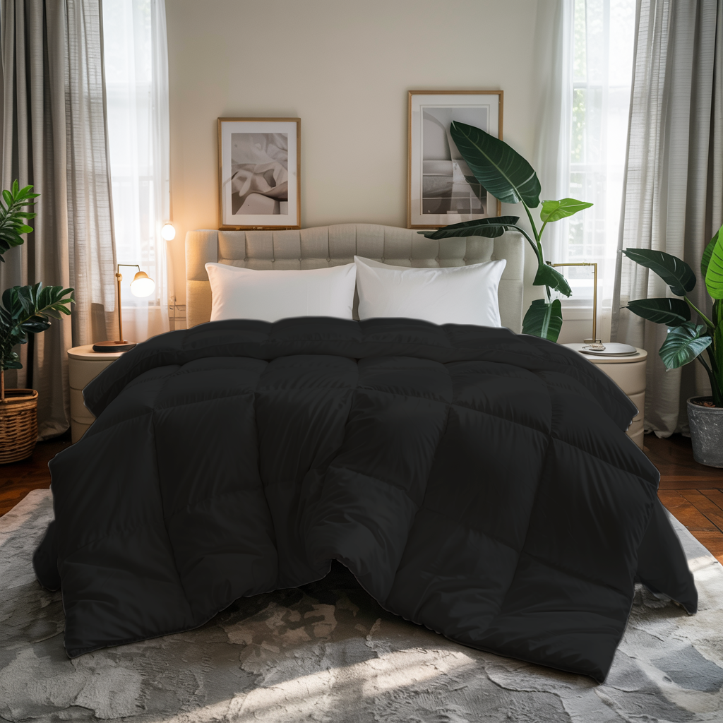 SnuggleCloud | 500 GSM | Ultra Warm, Plush, Winter-Ready | Black