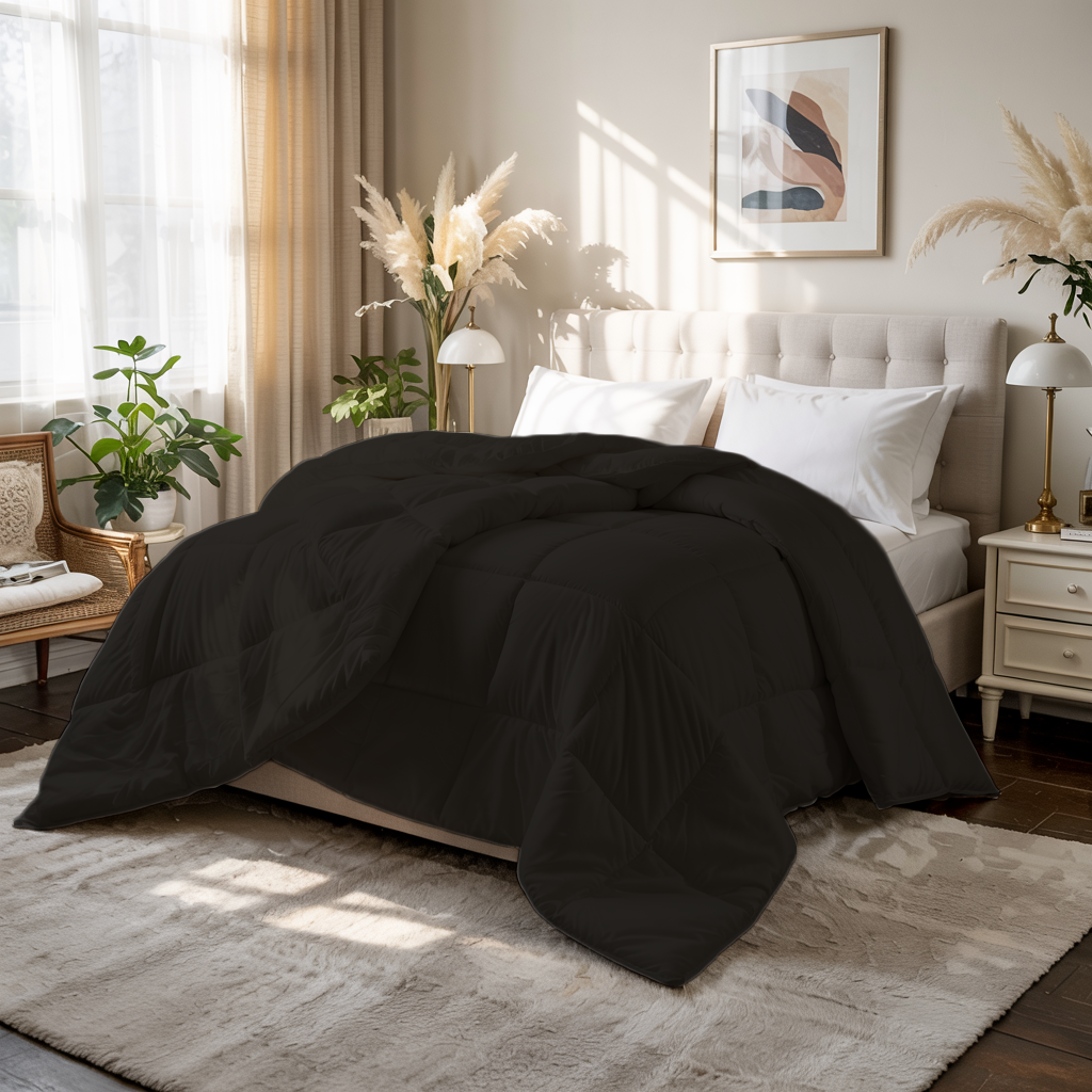 SnuggleCloud | 500 GSM | Ultra Warm, Plush, Winter-Ready | Black