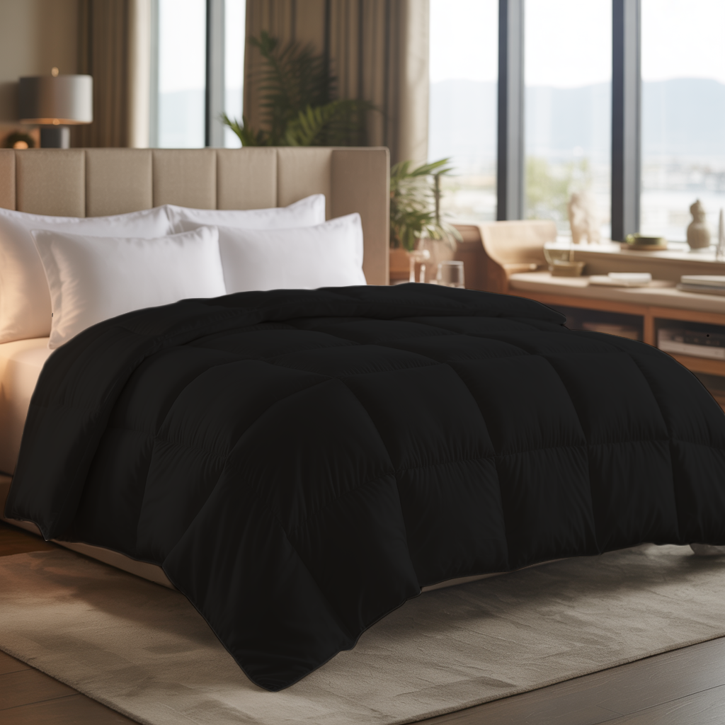 SnuggleCloud | 500 GSM | Ultra Warm, Plush, Winter-Ready | Black