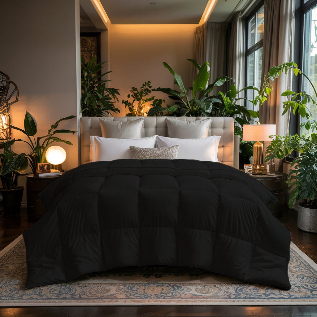 SnuggleCloud | 500 GSM | Ultra Warm, Plush, Winter-Ready | Black