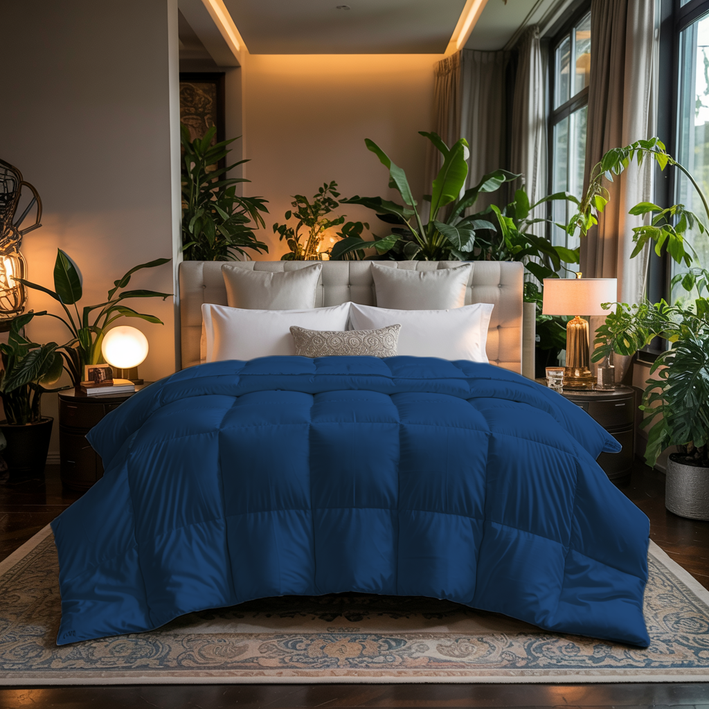 Snuglayer | 300 GSM Comforter – Light Warmth, Summer Nights | Blue