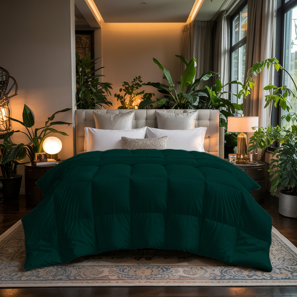 Snuglayer | 300 GSM Comforter – Light Warmth, Summer Nights | Teal