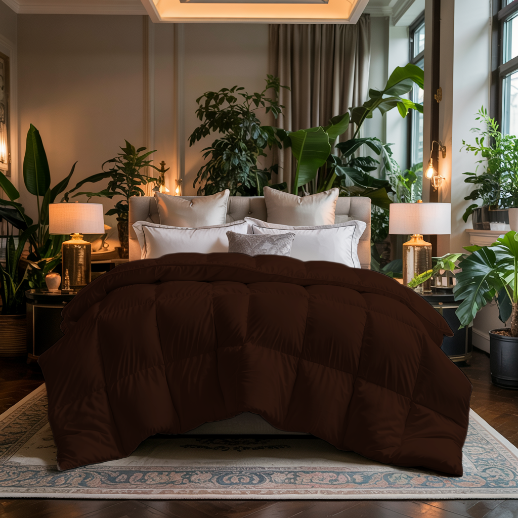 Winterloom | 500 GSM Comforter | Ultra Warm, Plush, Winter-Ready | Burgundy