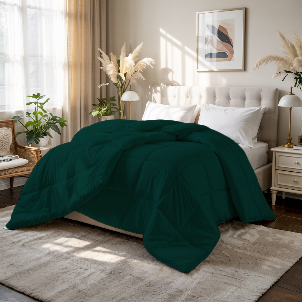 Winterloom | 500 GSM Comforter | Ultra Warm, Plush, Winter-Ready | Teal