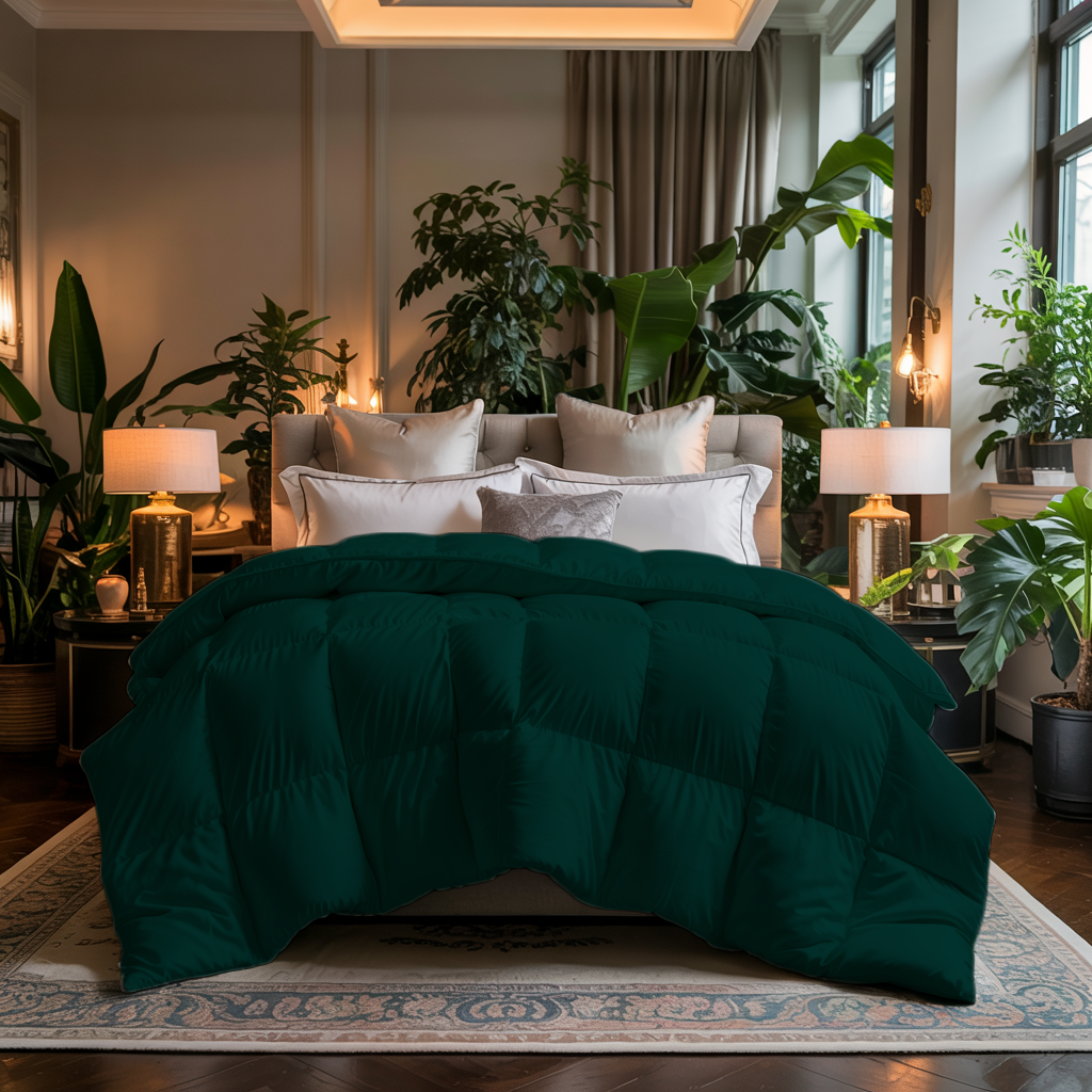 Winterloom | 500 GSM Comforter | Ultra Warm, Plush, Winter-Ready | Burgundy