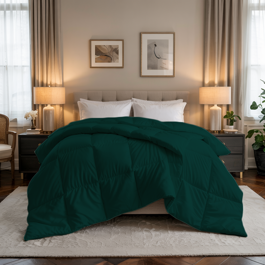 Wrapure | 300 GSM Comforter – All-Season Warmth, Balanced Comfort |Teal