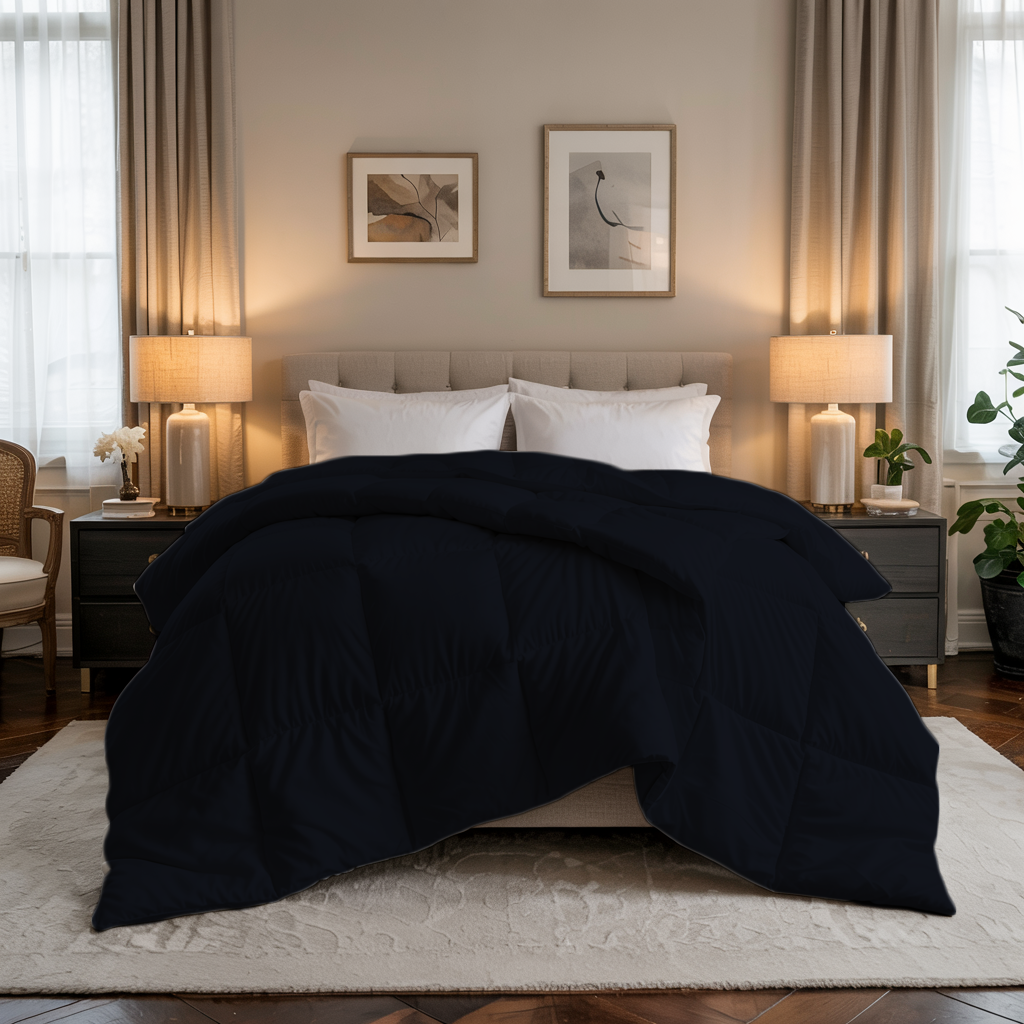 Wrapure | 300 GSM Comforter – All-Season Warmth, Balanced Comfort | Blue