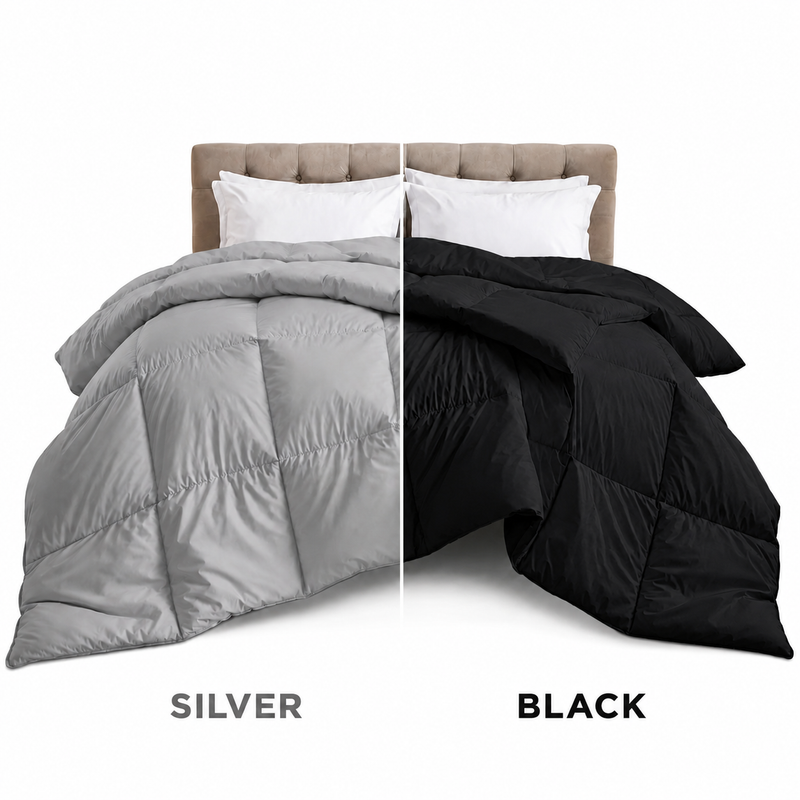 300 GSM All Season Reversible Comforter | Black
