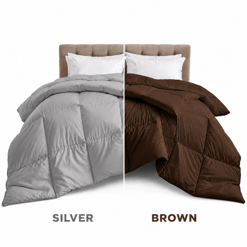 300 GSM All Season Reversible Comforter | Brown