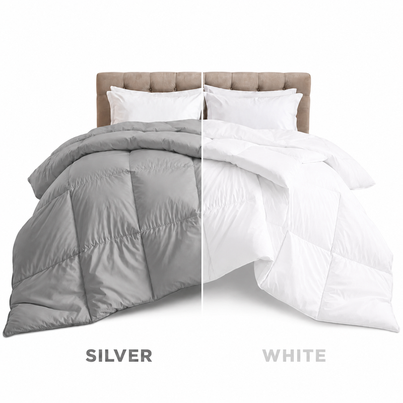 300 GSM All Season Reversible Comforter | White