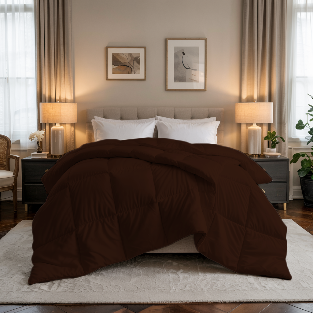 AirWrap | 100 GSM– Ultra-Light, Travel, AC-Friendly | Chocolate Brown