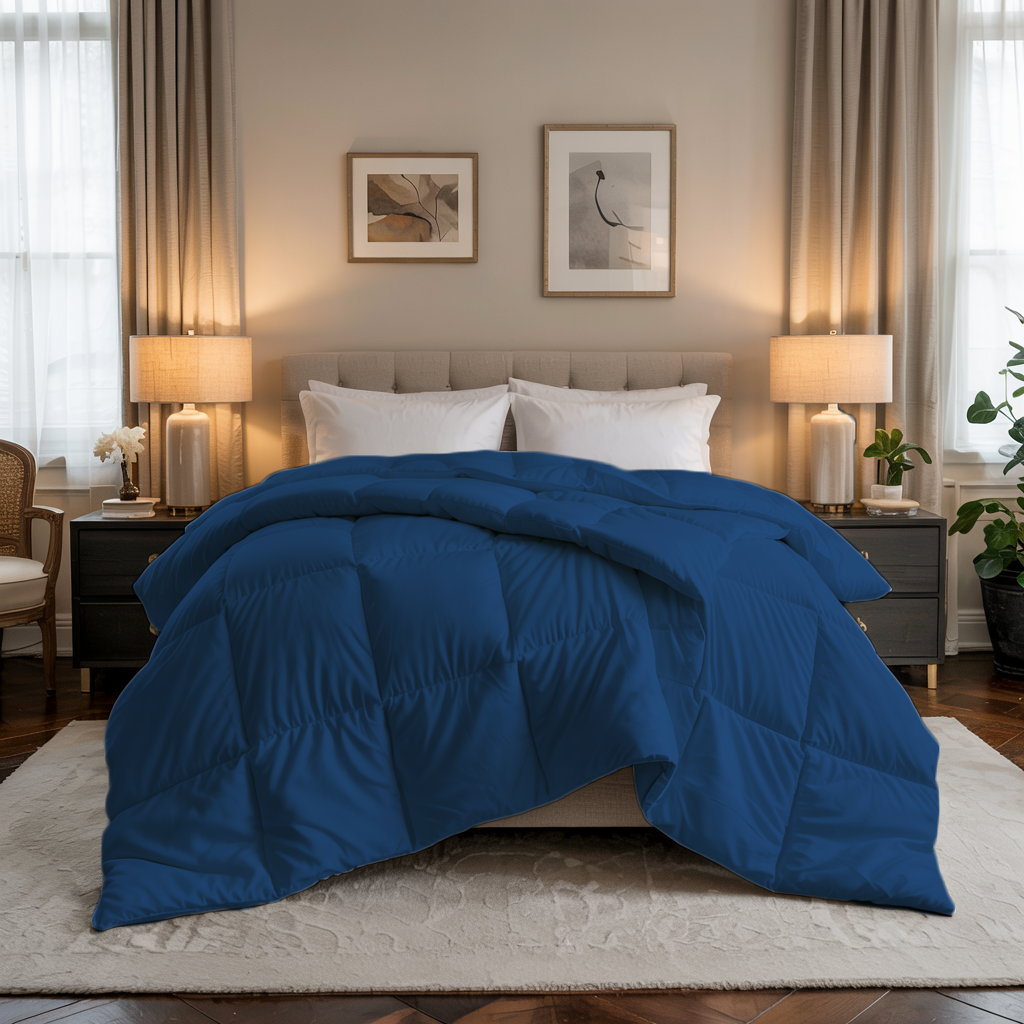 AirWrap | 100 GSM– Ultra-Light, Travel, AC-Friendly | Blue