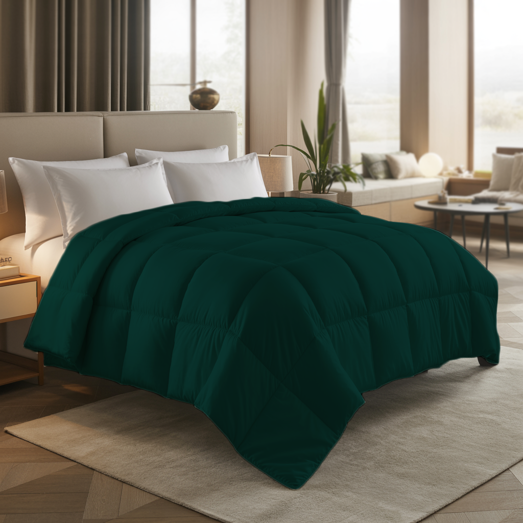 Cloudlite | 100 GSM Comforter – Ultra-Light, Travel, AC-Friendly | Teal