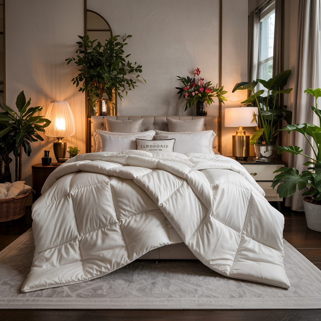 Winterloom | 500 GSM Comforter | Ultra Warm, Plush, Winter-Ready | White