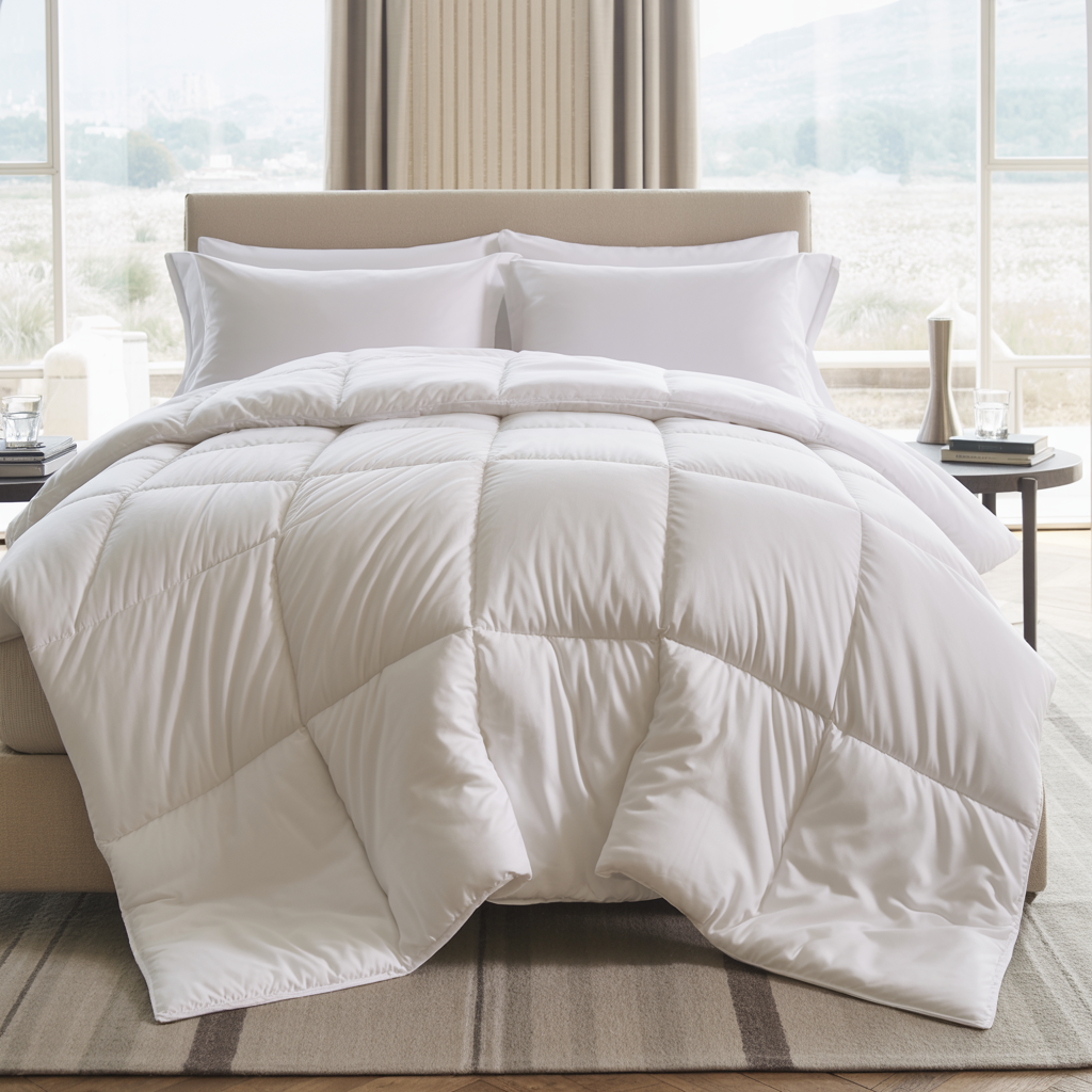 Cloudlite | 100 GSM Comforter – Ultra-Light, Travel, AC-Friendly | White