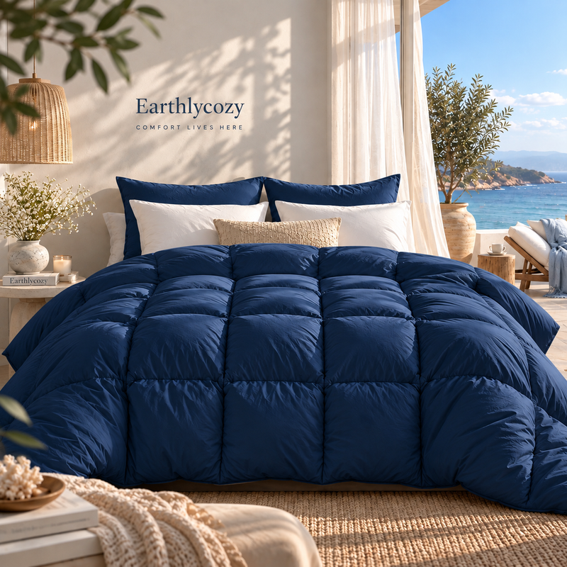 300 GSM All Season Comforter | Navy