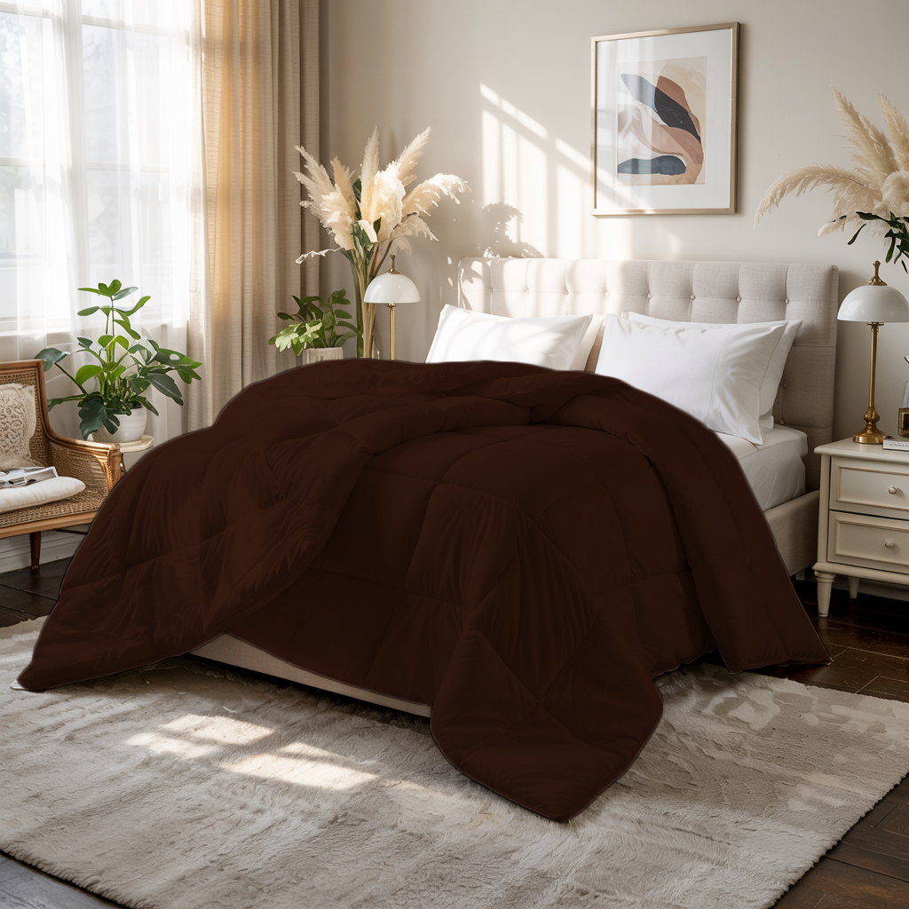 SnuggleCloud | 500 GSM | Ultra Warm, Plush, Winter-Ready | Chocolate Brown