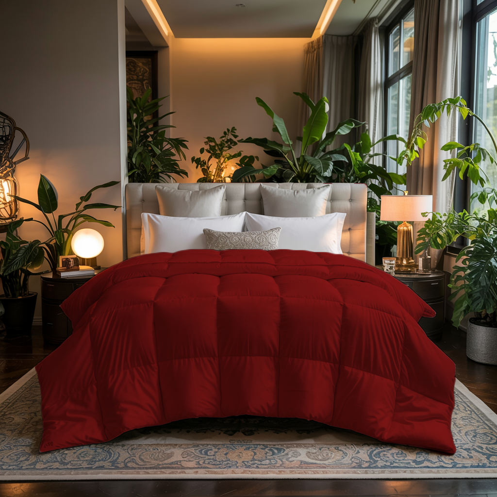 SnuggleCloud | 500 GSM | Ultra Warm, Plush, Winter-Ready | Burgundy