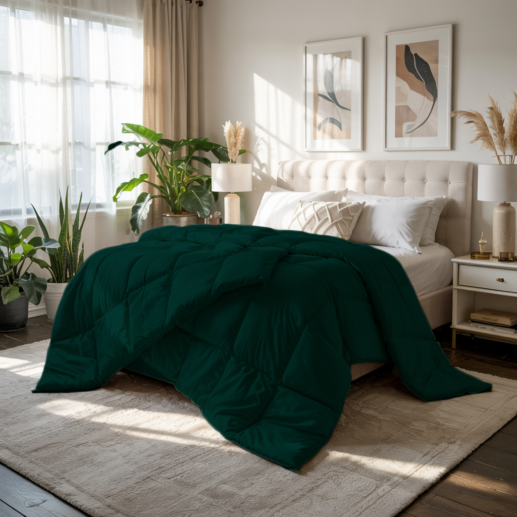 Wrapure | 300 GSM Comforter – All-Season Warmth, Balanced Comfort |Teal