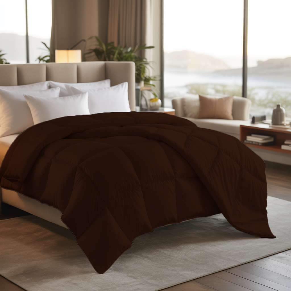 Wrapure | 300 GSM Comforter – All-Season Warmth, Balanced Comfort | Black
