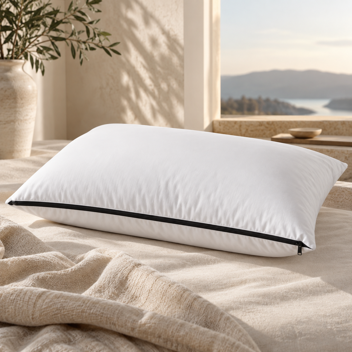 EarthyCozy Zipper Pillow