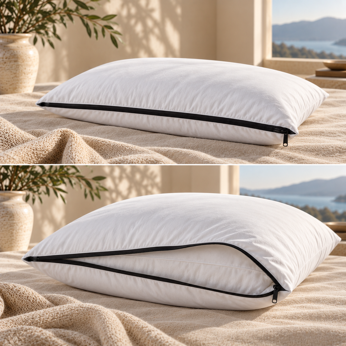 EarthyCozy Zipper Pillow